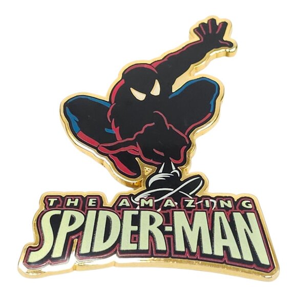 Universal Studios Pin Trading 2009 The Amazing Spider-Man Enamel Pin Pinback - Picture 5 of 12